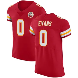 Omari Evans Kansas City Chiefs Men's Elite Team Color Vapor Untouchable Nike Jersey - Red