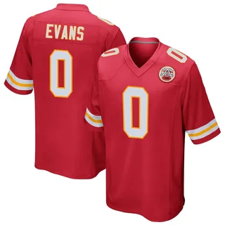 Omari Evans Kansas City Chiefs Men's Game Team Color Nike Jersey - Red