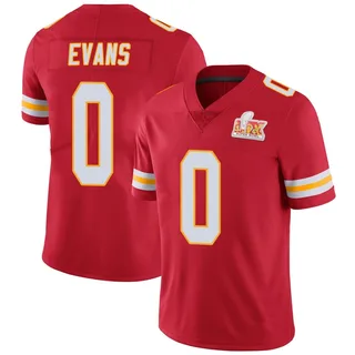 Omari Evans Kansas City Chiefs Men's Limited Team Color Vapor Untouchable Super Bowl LIX Nike Jersey - Red