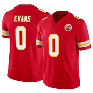 Omari Evans Kansas City Chiefs Men's Limited Vapor F.U.S.E. Nike Jersey - Red