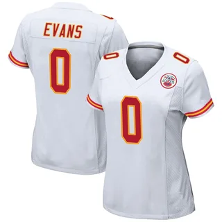 Omari Evans Kansas City Chiefs Women's Game Nike Jersey - White