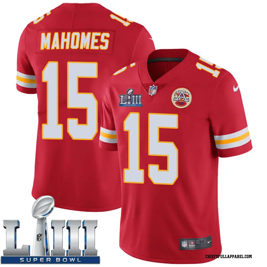 chiefs red super bowl jersey