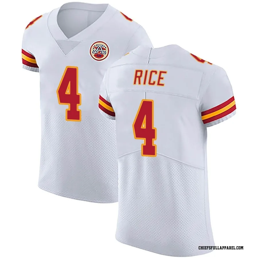 Rashee Rice Kansas City Chiefs Men's Elite Vapor Untouchable Nike Jersey - White