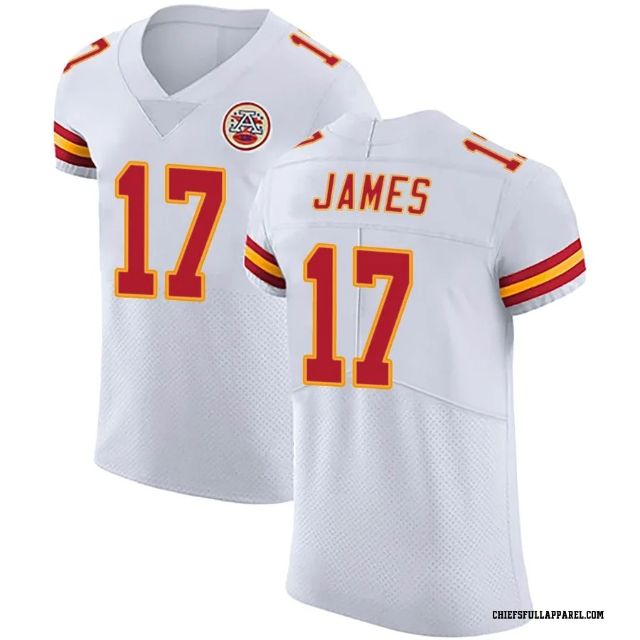 Richie James Kansas City Chiefs Men's Elite Vapor Untouchable Nike Jersey - White