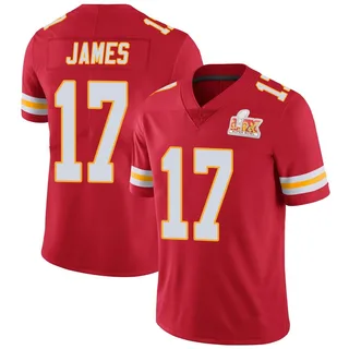 Richie James Kansas City Chiefs Men's Limited Team Color Vapor Untouchable Super Bowl LIX Nike Jersey - Red
