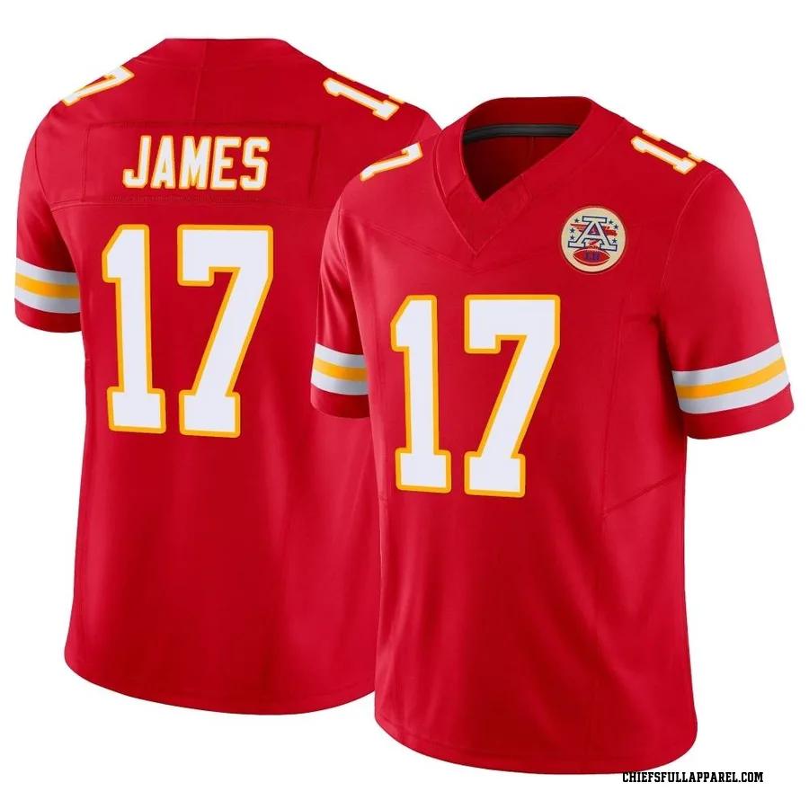 Richie James Kansas City Chiefs Men's Limited Vapor F.U.S.E. Nike Jersey - Red