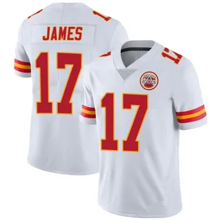 Richie James Kansas City Chiefs Men's Limited Vapor Untouchable Nike Jersey - White