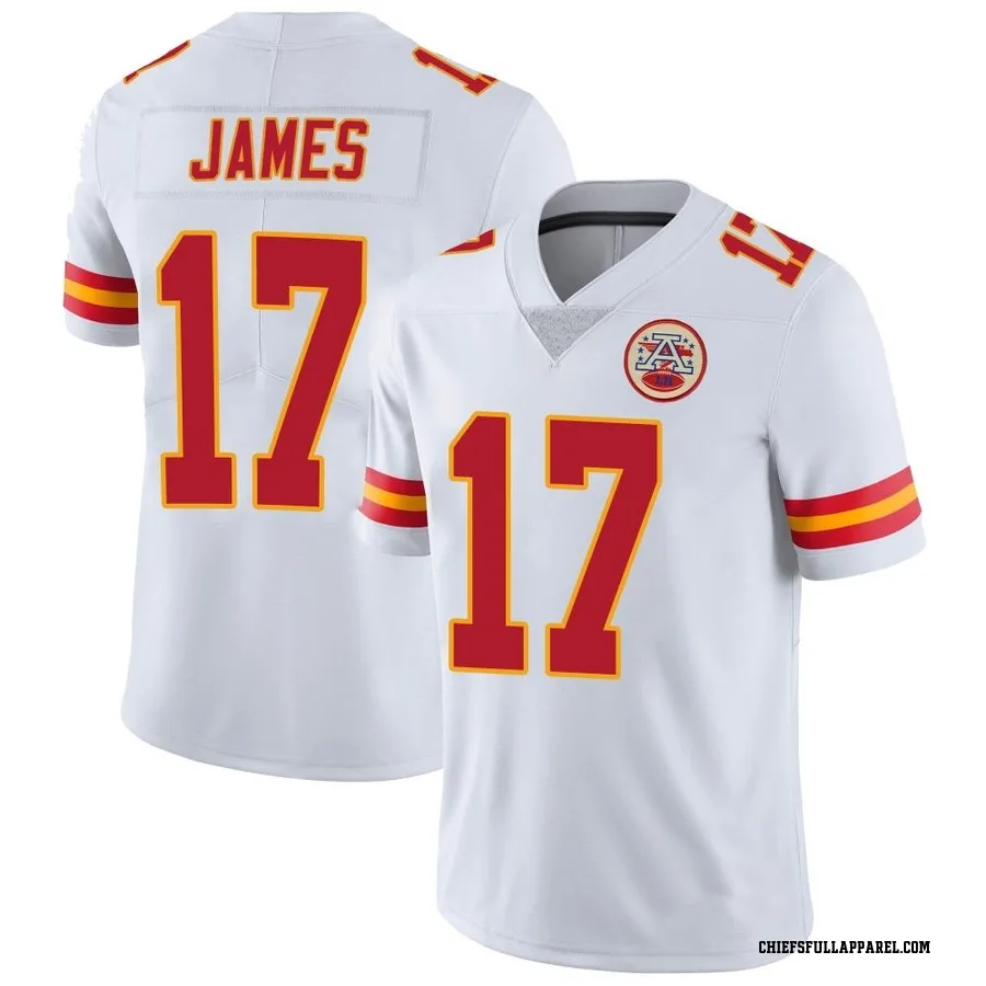Richie James Kansas City Chiefs Men's Limited Vapor Untouchable Nike Jersey - White