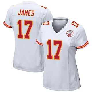 Richie James Kansas City Chiefs Women's Game Nike Jersey - White
