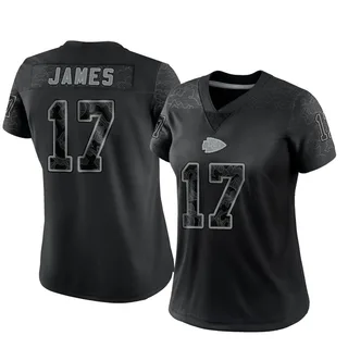Richie James Kansas City Chiefs Women's Limited Reflective Nike Jersey - Black