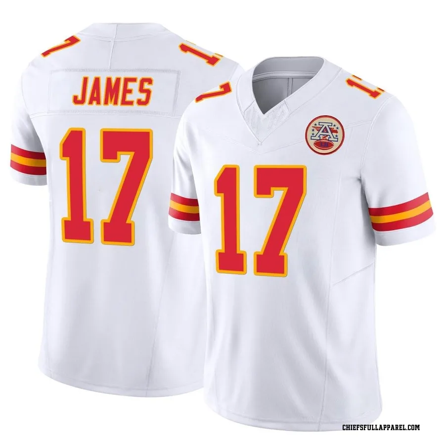 Richie James Kansas City Chiefs Youth Limited Vapor F.U.S.E. Nike Jersey - White
