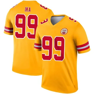 Siaki Ika Kansas City Chiefs Men's Legend Inverted Nike Jersey - Gold