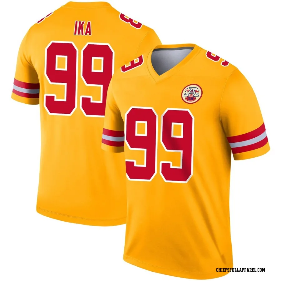 Siaki Ika Kansas City Chiefs Men's Legend Inverted Nike Jersey - Gold