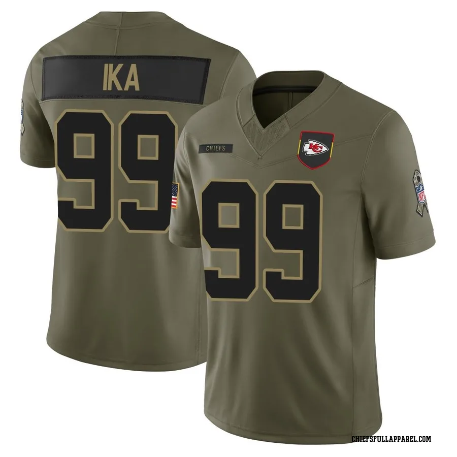 Siaki Ika Kansas City Chiefs Men's Limited 2025 Salute to Service Nike Jersey - Olive
