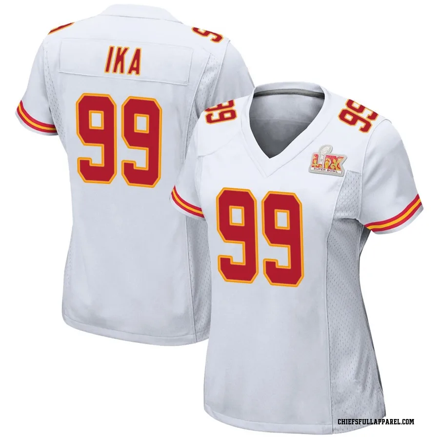 Siaki Ika Kansas City Chiefs Women's Game Super Bowl LIX Nike Jersey - White