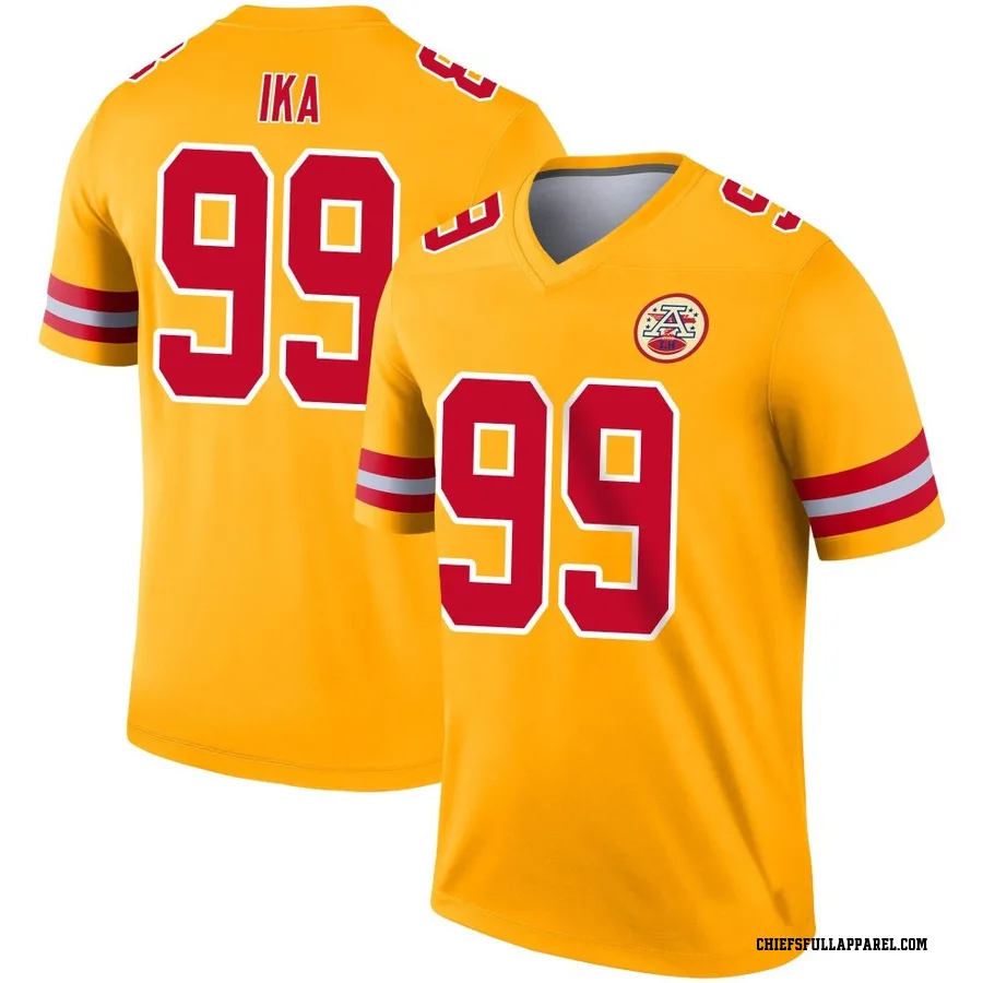Siaki Ika Kansas City Chiefs Youth Legend Inverted Nike Jersey - Gold
