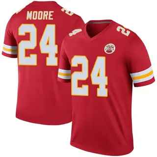 Skyy Moore Kansas City Chiefs Men's Color Rush Legend Nike Jersey - Red