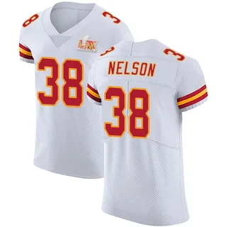 Steven Nelson Kansas City Chiefs Men's Elite Vapor Untouchable Super Bowl LIX Nike Jersey - White
