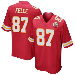 Travis Kelce Kansas City Chiefs Men's Game Team Color Nike Jersey - Red