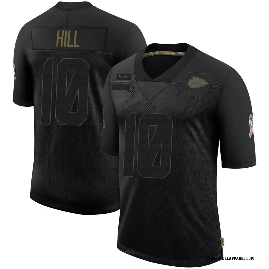 Tyreek Hill Kansas City Chiefs Youth Limited 2020 Salute To Service Nike  Jersey - Black