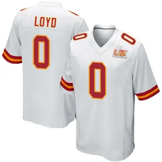 Xavier Loyd Kansas City Chiefs Men's Game Super Bowl LIX Nike Jersey - White