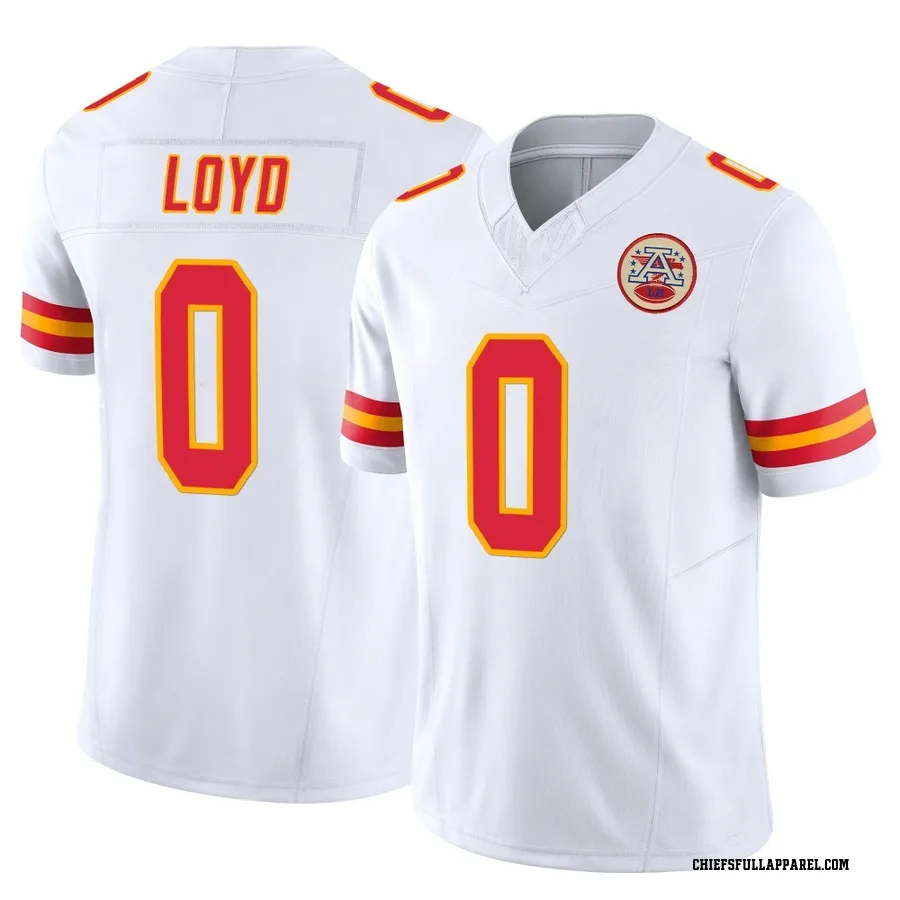 Xavier Loyd Kansas City Chiefs Men's Limited Vapor F.U.S.E. Nike Jersey - White