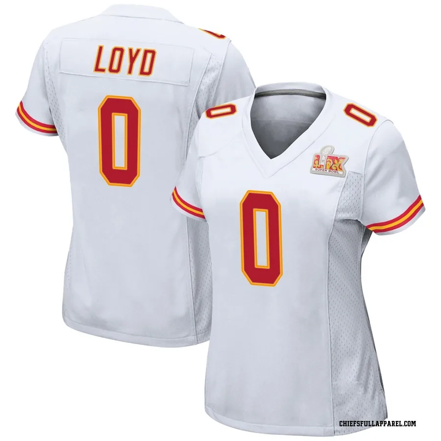 Xavier Loyd Kansas City Chiefs Women's Game Super Bowl LIX Nike Jersey - White