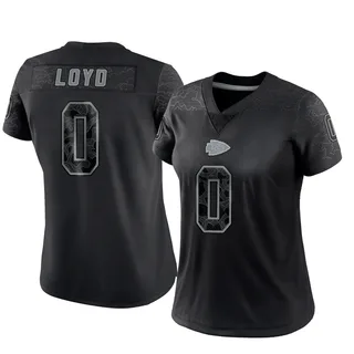 Xavier Loyd Kansas City Chiefs Women's Limited Reflective Nike Jersey - Black