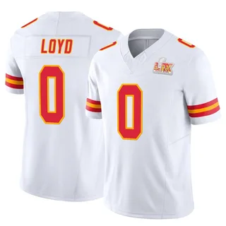 Xavier Loyd Kansas City Chiefs Youth Limited Vapor F.U.S.E. Super Bowl LIX Nike Jersey - White