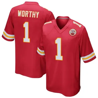 Xavier Worthy Kansas City Chiefs Men's Game Team Color Jersey - Red